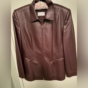 Basler Brown Leather jacket